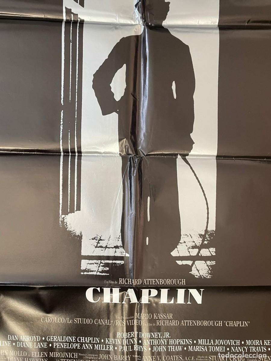 Cine: CHAPLIN POSTER ORIGINAL 70 X 100 - Foto 2