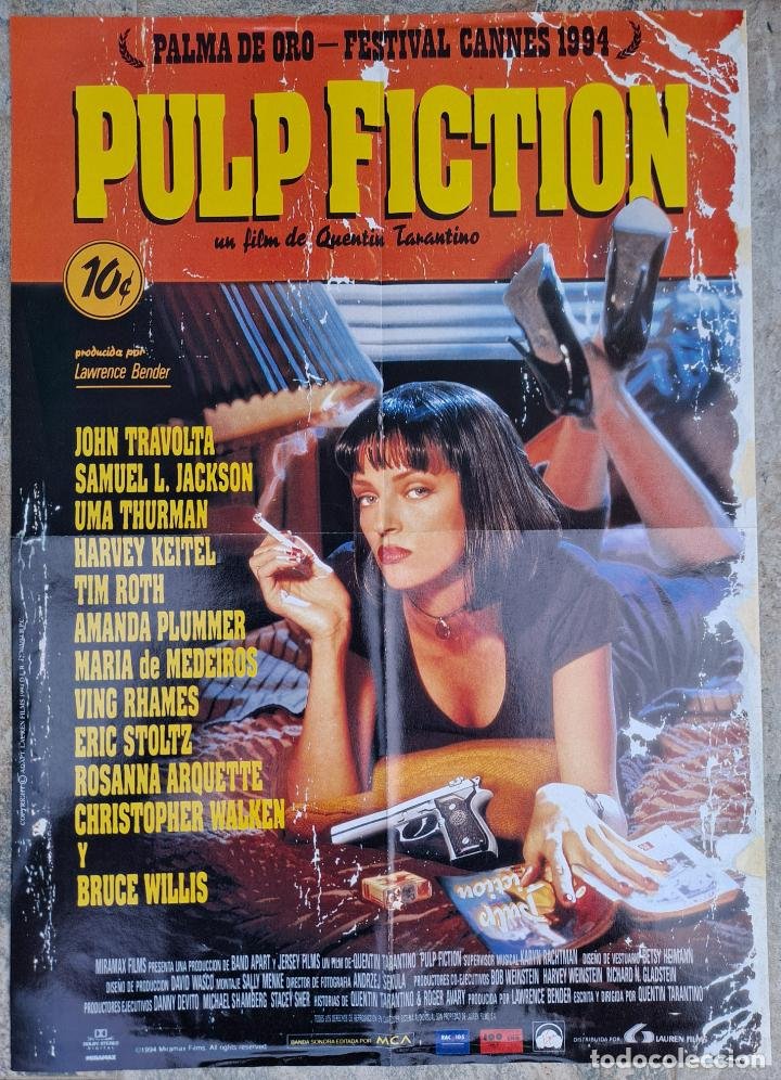 poster pulp fiction - 88 x 58 centimetros - año - Acheter Affiches