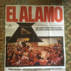 Cine: EL ALAMO JOHN WAYNE POSTER CARTEL ORIGINAL REPOSICION 1971