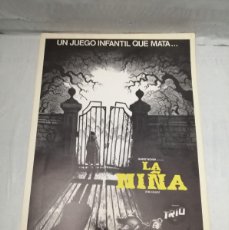 Cine: AFICHE ORIGINAL DE LA PELÍCULA DE 1979: LA NIÑA (ROBERT VOSKANIAN)
