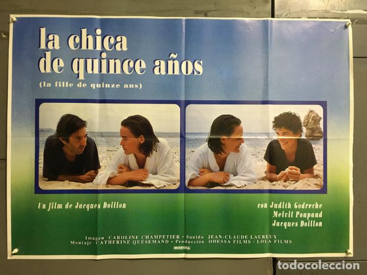 Cinema: DCO W534 LA CHICA DE QUINCE A&Ntilde;OS JACQUES DOILLON POSTER ORIGINAL 70X100 ESTRENO