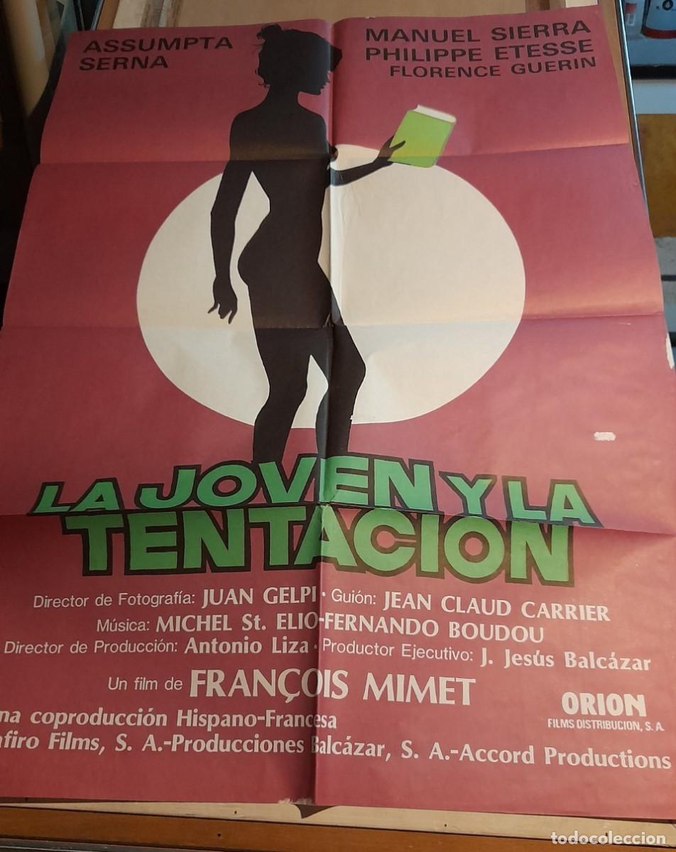 poster cartel de cine : la joven y la tentacion - Compra venta en  todocoleccion