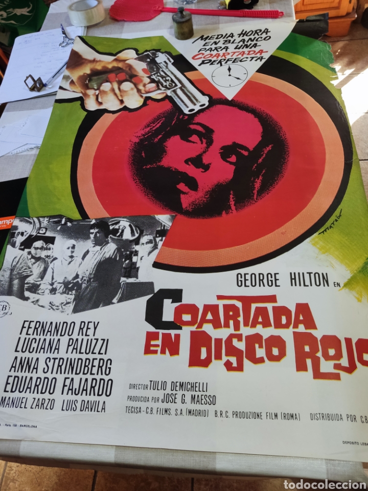 Cin&eacute;ma: Cartel de cine,Coartada en disco Rojo