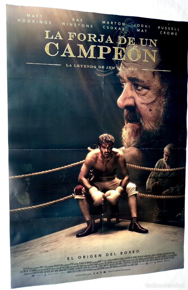Cinema: LA FORJA DE UN CAMPE&Oacute;N, con Rusell Crowe . POSTER 68 X 98 cms.