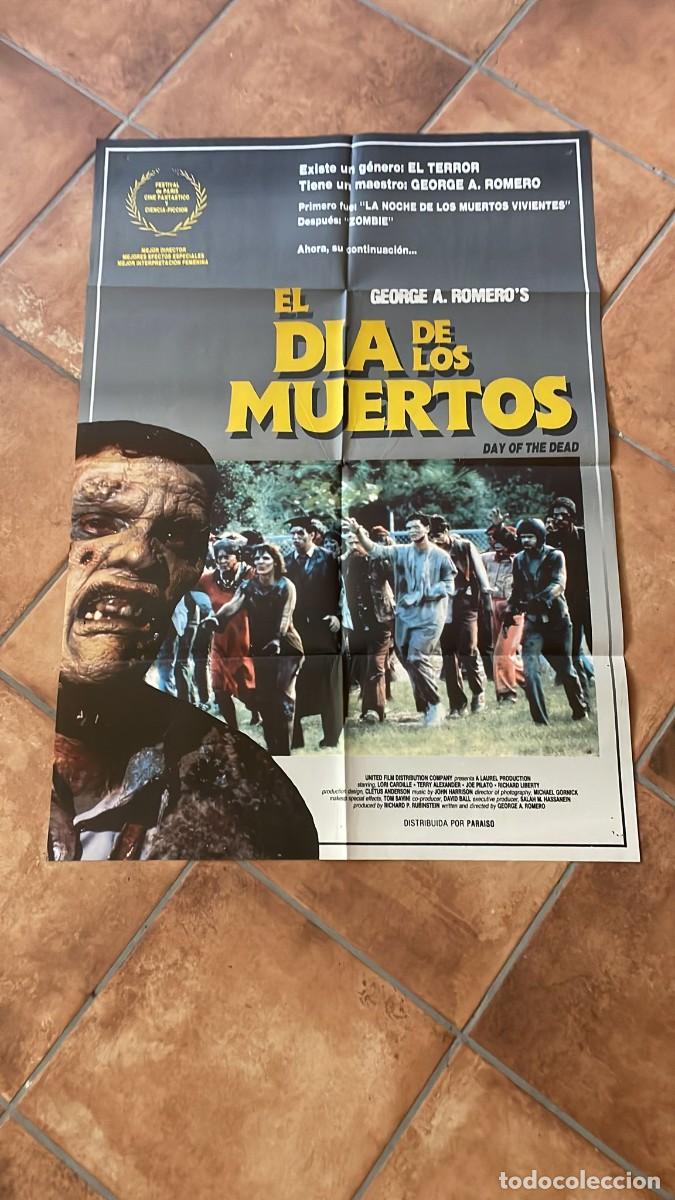Cinema: EL DIA DE LOS MUERTOS 1985 GEORGE A. ROMERO POSTER ORIGINAL ESTRENO 70X100