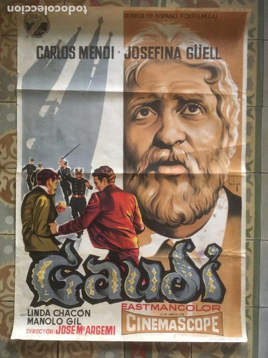 Cin&eacute;ma: gaudi soligo poster cartel original estreno