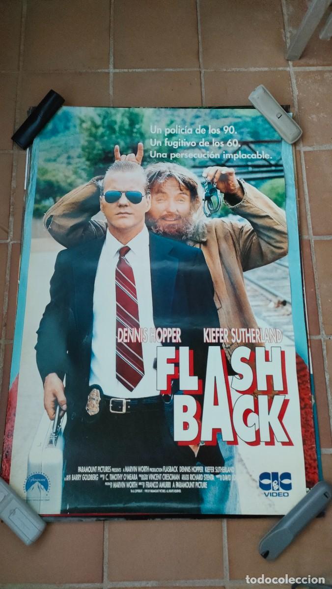 Cine: POSTER DE VIDEOCLUB - FLASH BACK - DENNIS HOPPER - Foto 1