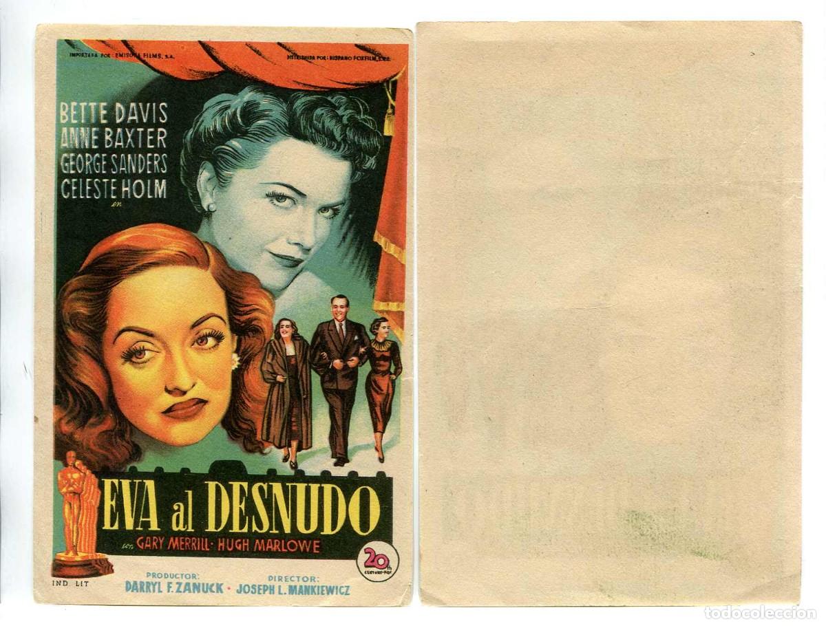 Cine: EVA AL DESNUDO, con Marilyn Monroe. - Foto 1