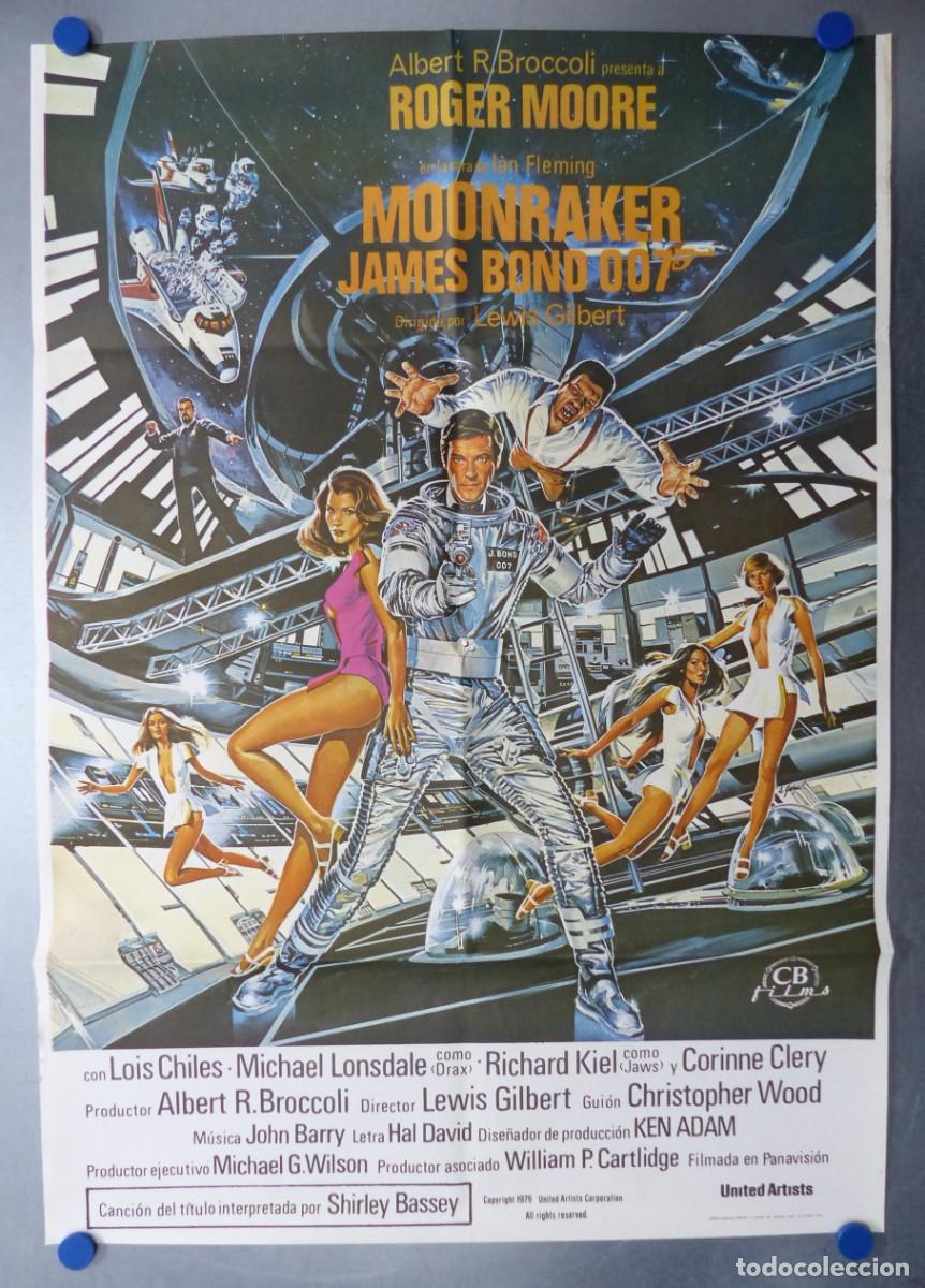 Kino: POSTER - MOONRAKER - JAMES BOND 007 - ROGER MOORE - A&Ntilde;O 1984