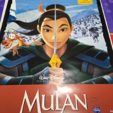 Cine: MULAN - ANIMACION - POSTER ORIGINAL DISNEY GRAN TAMAÑO 1998