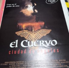 Cine: EL CUERVO CIUDAD DE ÁNGELES - VINCENT PEREZ, MIA KIRSHNER - POSTER ORIGINAL LAUREN GRAN TAMAÑO 1996