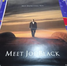 Cine: CONOCES A JOE BLACK? - BRAD PITT, ANTHONY HOPKINS - POSTER ORIGINAL U.I.P GRAN TAMAÑO 1998
