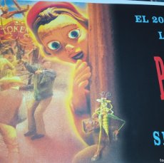 Cine: PINOCHO, LA LEYENDA - MARTIN LANDAU, UDO KIER - POSTER ORIGINAL AURUM GRAN TAMAÑO 1996
