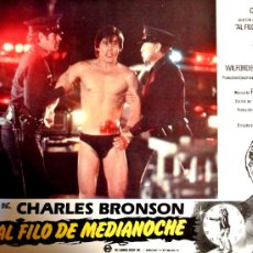 Cine: CARTEL ORIGINAL DE CINE PELICULA: AL FILO DE MEDIANOCHE CON CHARLES BRONSON AÑO 1983