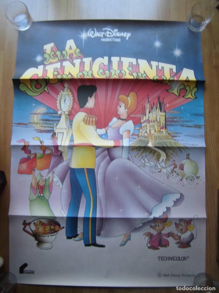 Cine: CARTEL LA CENICIENTA WALT DISNEY A&Ntilde;OS 80