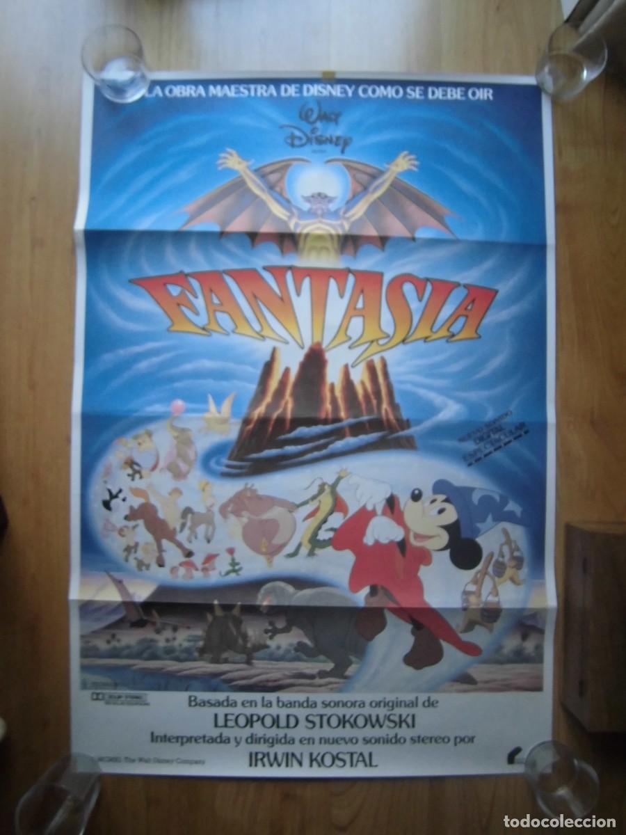 Cine: CARTEL FANTAS&Iacute;A WALT DISNEY A&Ntilde;OS 80