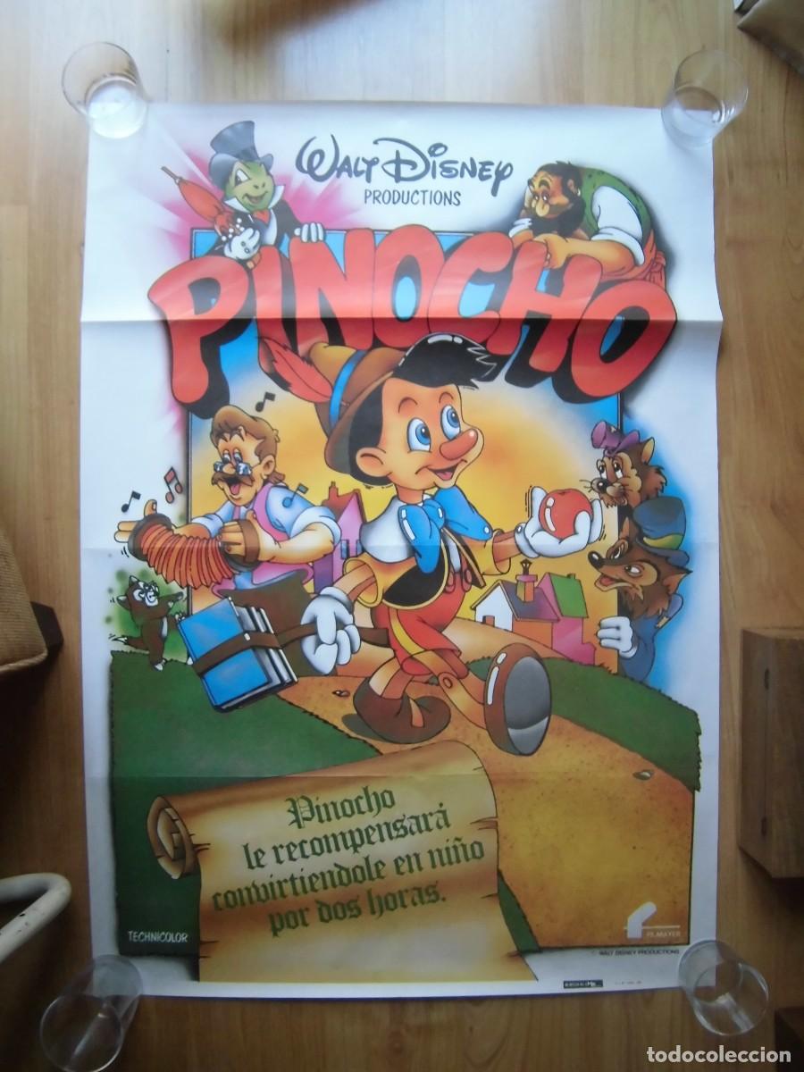 Cin&eacute;ma: CARTEL PINOCHO WALT DISNEY A&Ntilde;OS 80