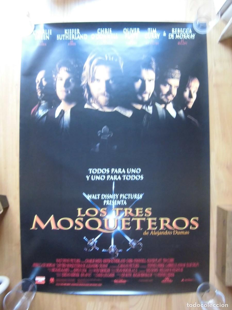 Cin&eacute;ma: CARTEL LOS TRES MOSQUETEROS WALT DISNEY A&Ntilde;OS 90