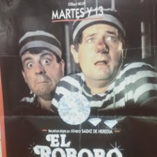 Cine: CARTEL DE CINE MARTES Y 13 EL ROBOBO DE LA JOJOYA. 100 X 70
