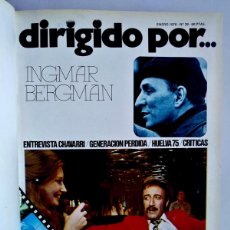 Cine: DIRIGIDO POR. LIBRO DE 15 FASCÍCULOS ENCUADERNADOS. NÚMEROS 29 AL 43. 1976-77