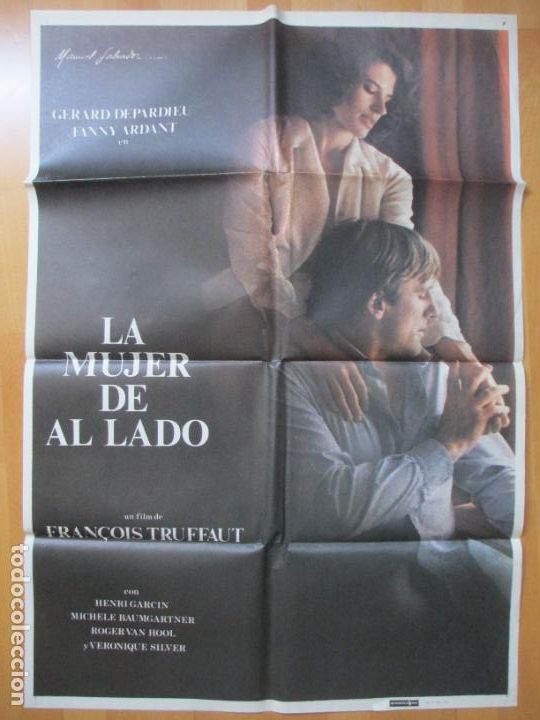 Cinema: CARTEL CINE LA MUJER DE AL LADO GERARD DEPARDIEU HENRI GARCIN 1982 C115