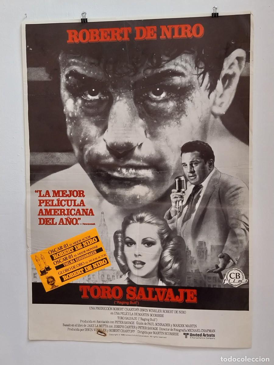 Cine: TORO SALVAJE POSTER ORIGINAL - Foto 1