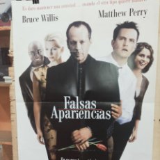 Cine: CARTEL POSTER CINE - FALSAS APARIENCIAS - 100 X 70 CMS. BRUCE WILLIS, 1999