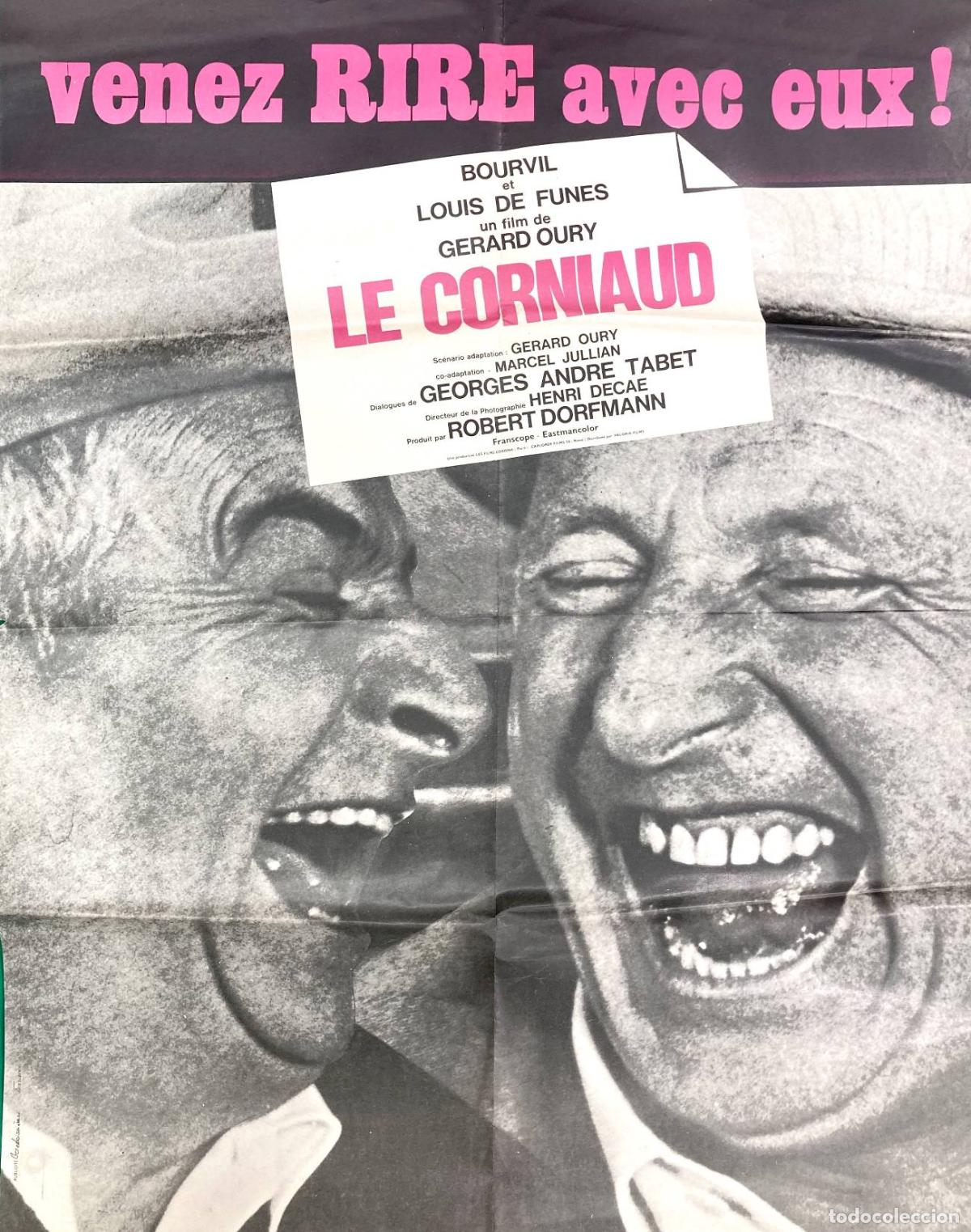 Cinema: Affiche de cin&eacute;ma des ann&eacute;es 60 Le Corniaud