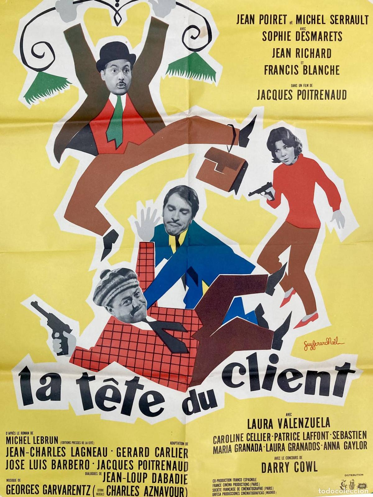 Kino: Affiche de cin&eacute;ma des ann&eacute;es 60 la t&ecirc;te du client