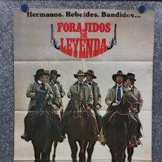 Cinema: FORAJIDOS DE LEYENDA. KEITH CARRADINE, DAVID CARRADINE, DENNIS QUAID. AÑO 1980. POSTER ORIGINAL.