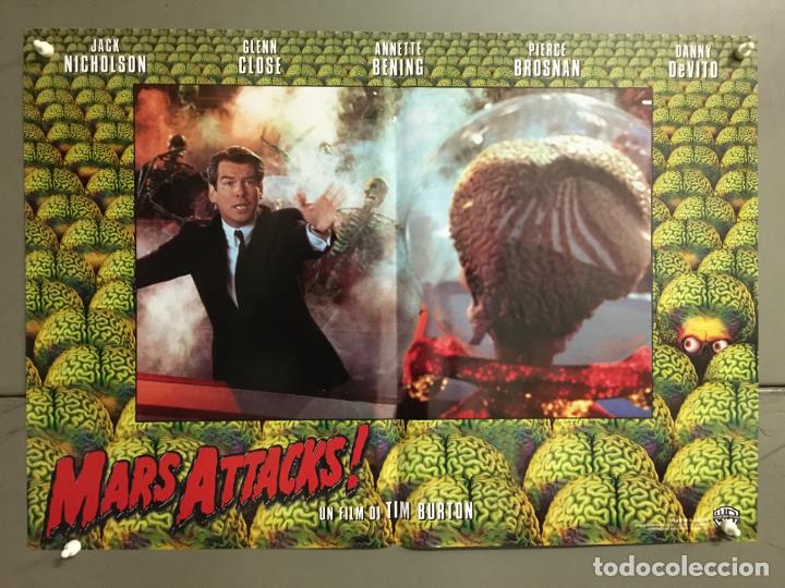 Cin&eacute;ma: DK17 MARS ATTACKS TIM BURTON SET 6 POSTERS ORIGINALES ITALIANOS 47X68