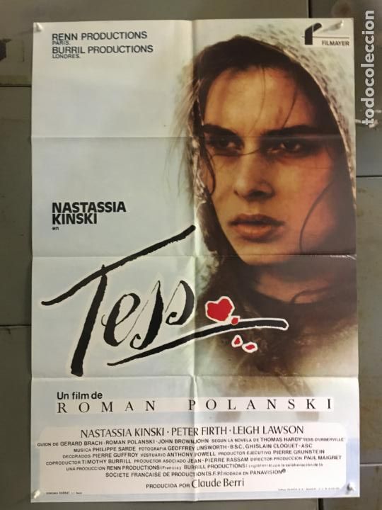 Cin&eacute;ma: EH51D TESS ROMAN POLANSKI NASTASSJA KINSKI POSTER ORIGINAL 70X100 ESTRENO