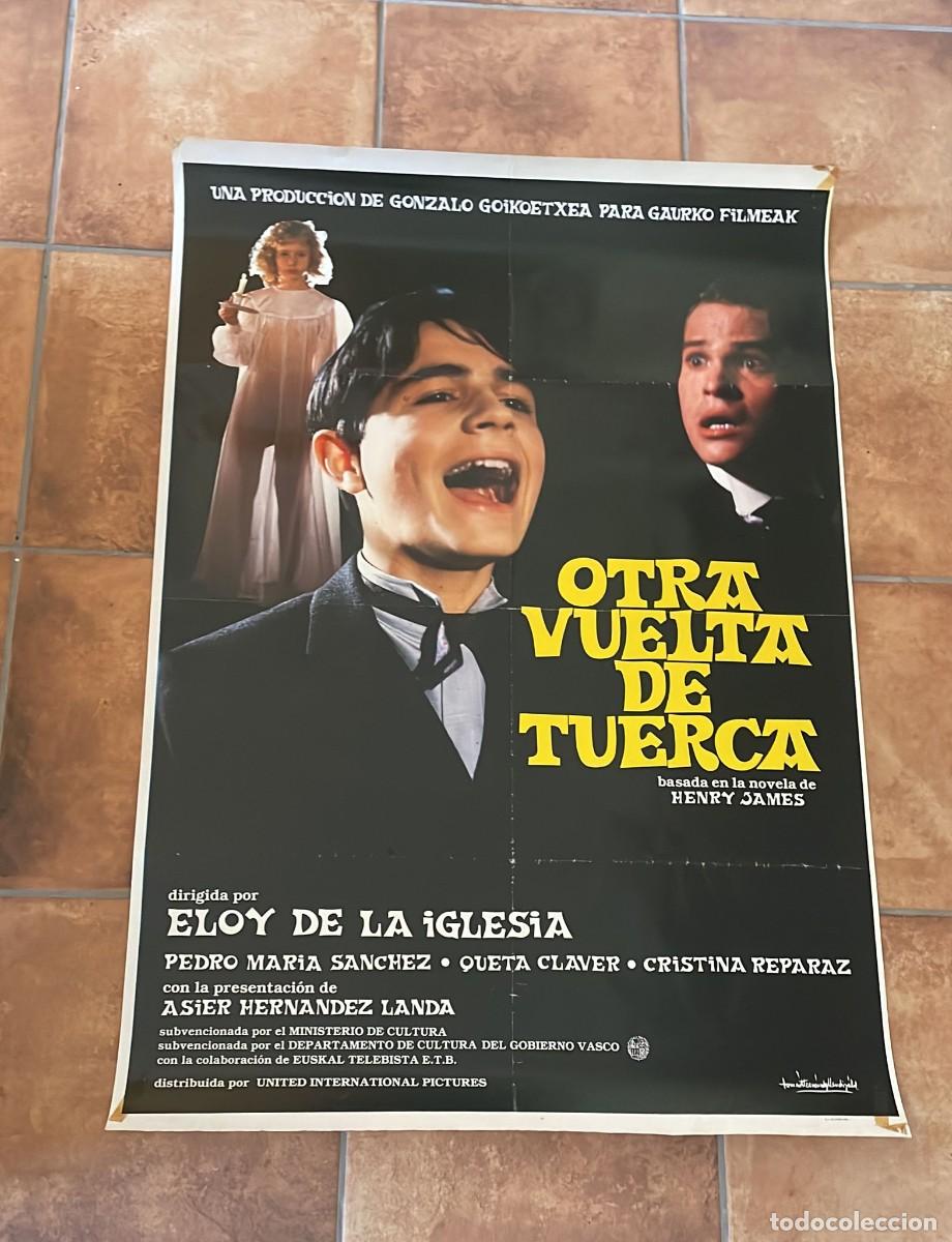 Cin&eacute;ma: OTRA VUELTA DE TUERCA 1985 ELOY DE LA IGLESIAS POSTER ORIGINAL 70X100 ESTRENO