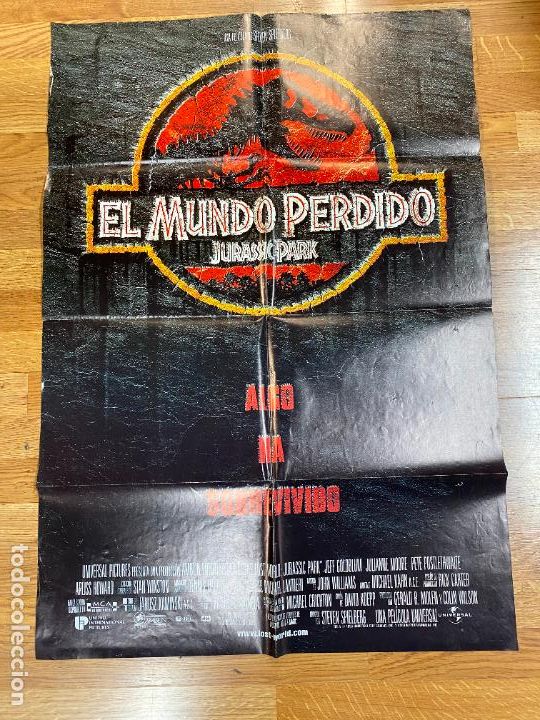 Kino: EL MUNDO PERDIDO, con Jeff Goldblum .. POSTER 67 X 97 cms.