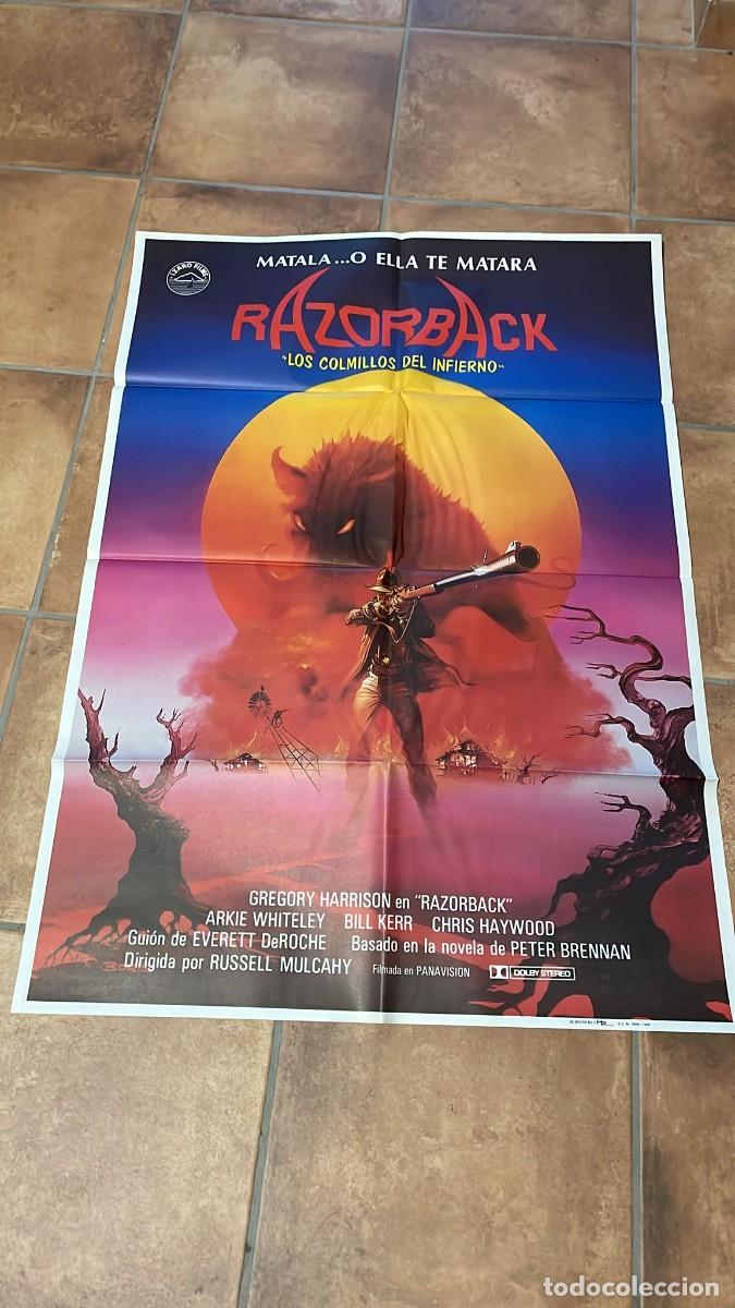 Cine: RAZORBACK POSTER ORIGINAL 70X 100 - Foto 1