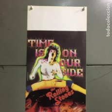Cine: ABW74 TIME IS ON OUR SIDE ROLLING STONES POSTER ORIGINAL ITALIANO 33X70