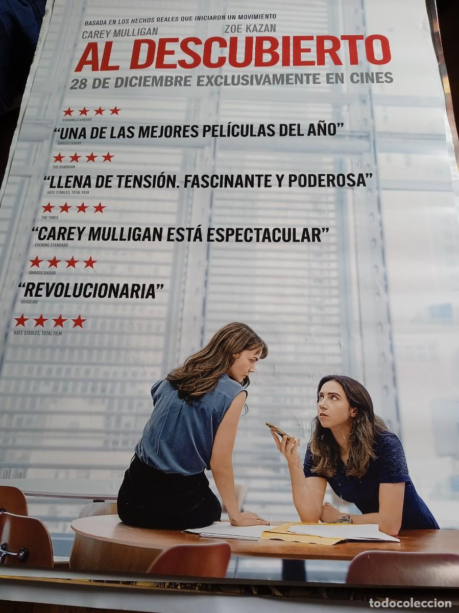Kino: Al descubierto - Zoe Kazan, Carey Mulligan, Patricia Clarkson - Poster original Universal 2022