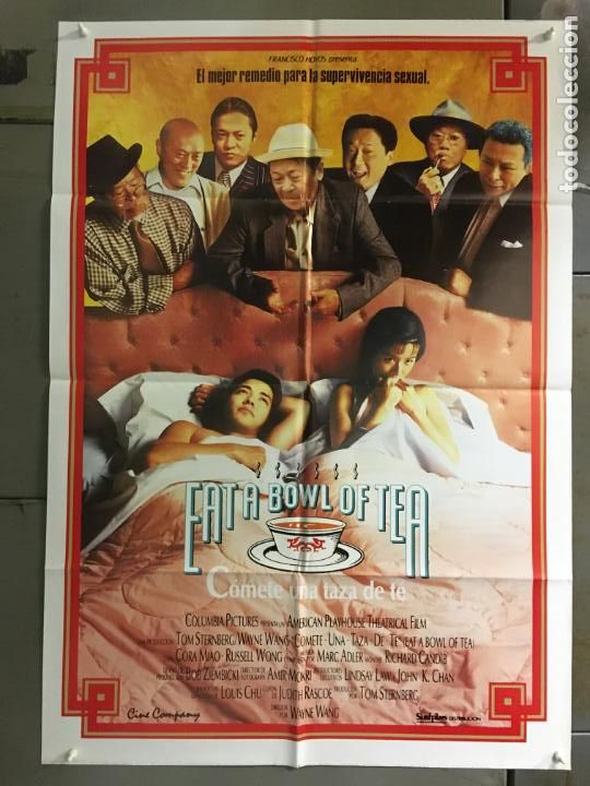 Cinema: EO50D COMETE UNA TAZA DE TE eat a bowl of tea WAYNE WANG POSTER ORIGINAL 70X100 ESTRENO