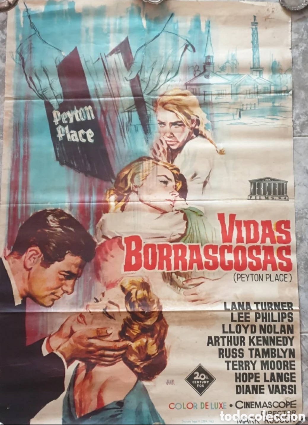 Kino: P&oacute;ster de Vidas borrascosas. Original a&ntilde;os 60
