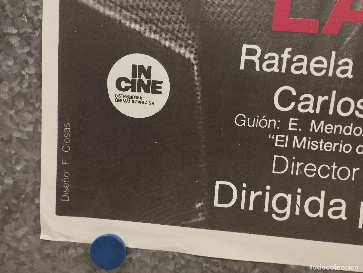 Cine: LA CRIPTA. JOSE SACRIST&Aacute;N. A&Ntilde;O 1981. POSTER ORIGINAL - Foto 5