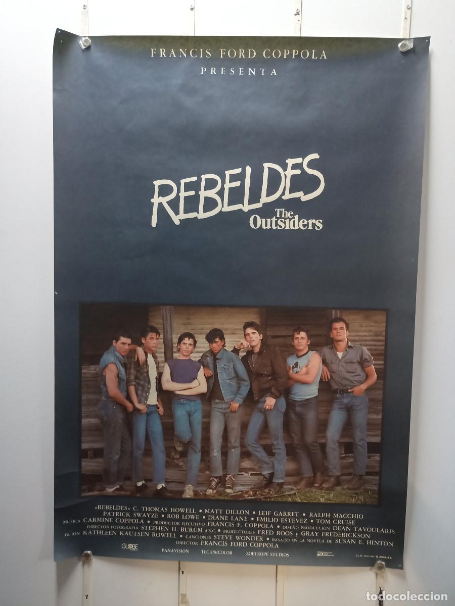 Kino: REBELDES (THE OUTSIDERS) - MATT DILLON - TOM CRUISE - ROB LOWE - DIRECTOR FRANCIS FORD COPPOLA