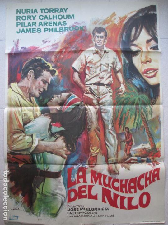 Cinema: CARTEL CINE LA MUCHACHA DEL NILO NURIA TORRAY RORY CALHOUM MAC C2268