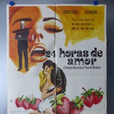 Cine: POSTER - 24 HORAS DE AMOR, LES TREMAYNE, MONICA GAYLE, TERRY MACE, AÑO 1975