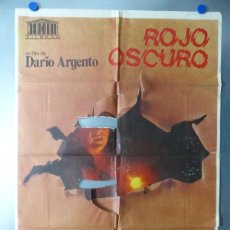 Cine: POSTER - ROJO OSCURO, DARIO ARGENTO, AÑO 1976