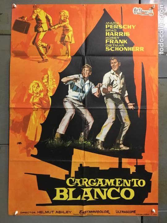 Kino: EV96D CARGAMENTO BLANCO MARIA PERSCHY HORST FRANK POSTER ORIGINAL 70X100 ESTRENO