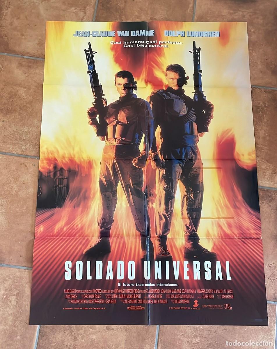 Cine: SOLDADO UNIVERSAL POSTER ORIGINAL - Foto 1