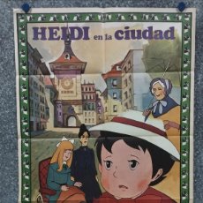 Cine: HEIDI EN LA CIUDAD. AÑO 1977 POSTER ORIGINAL
