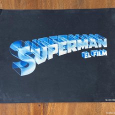 Cine: SUPERMAN EL FILM. CARTEL (28X35,5 CMS.) DE DC COMIC, 1978