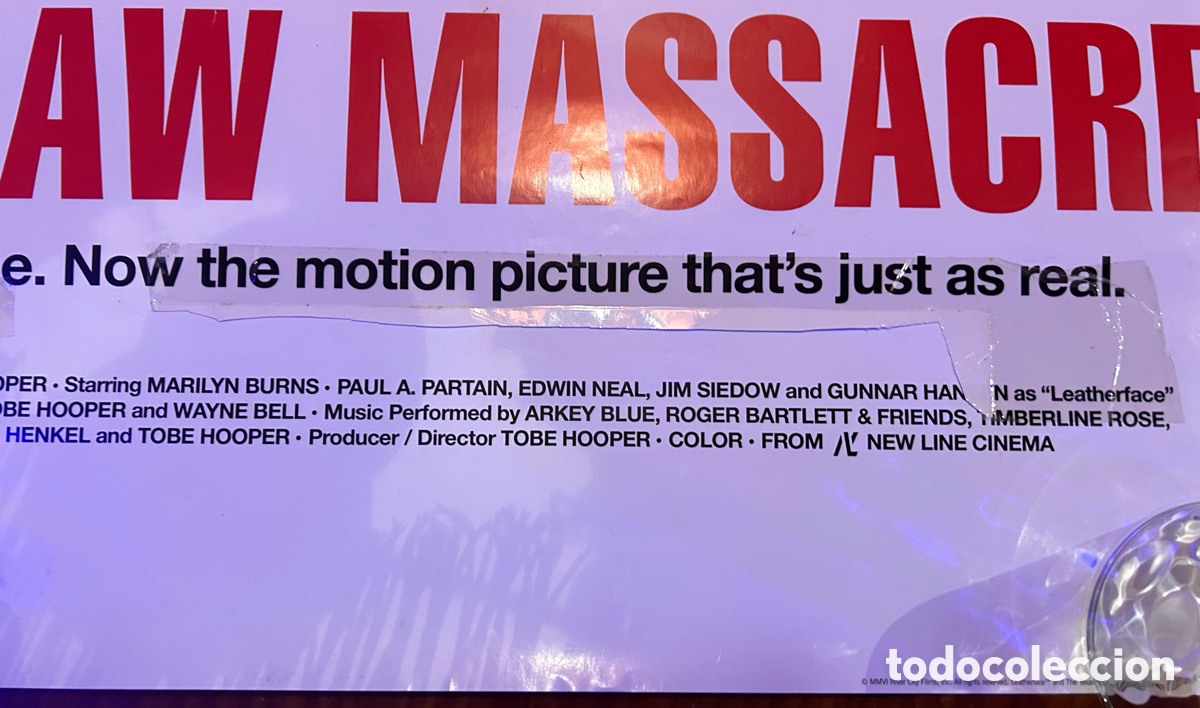 Cine: CARTEL ORIGINAL DE TEXAS CHAINSAW MASSACRE - Foto 7