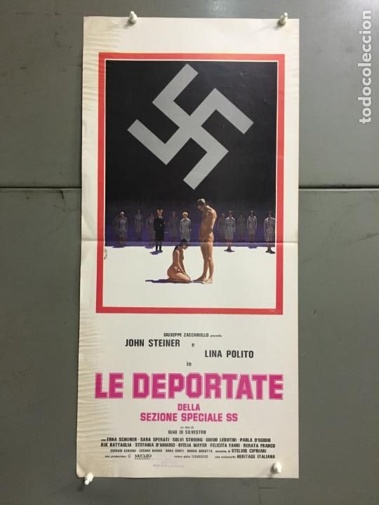 Cinema: GF33 LAS DEPORTADAS DE LAS SS SEXPLOITATION POSTER ORIGINAL ITALIANO 33X70